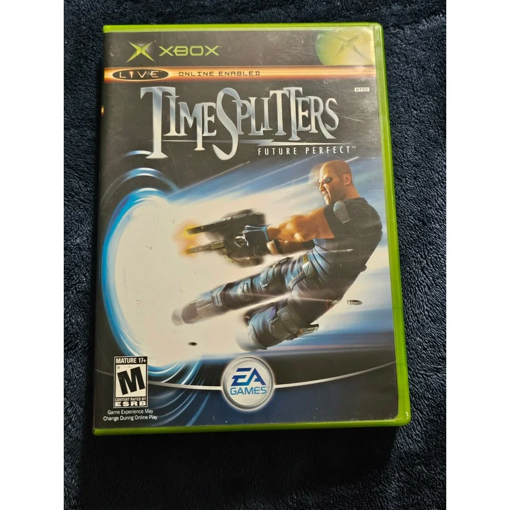 TimeSplitters Future Perfect Microsoft Xbox Game Original CIB Complete Manual